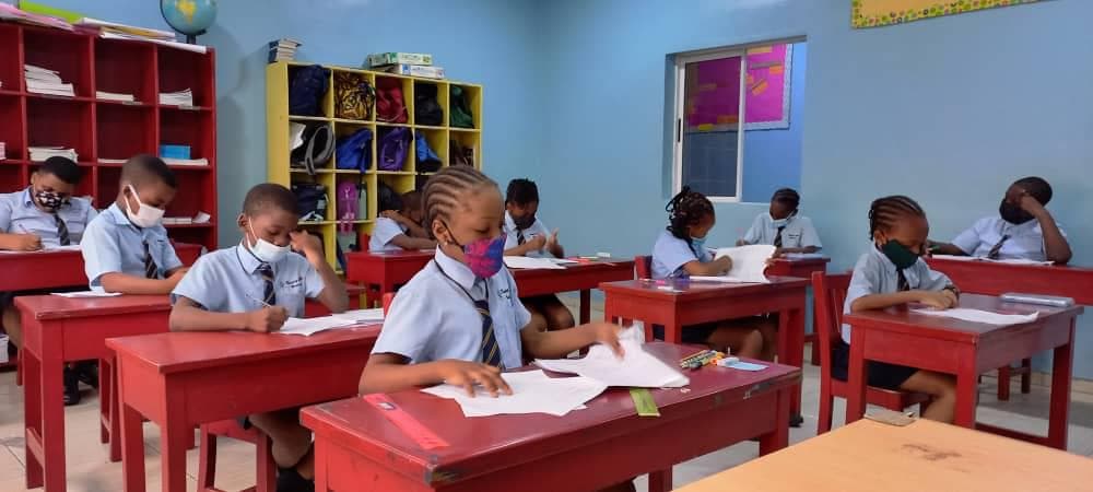 Learners at Blooming Lights Montessori School